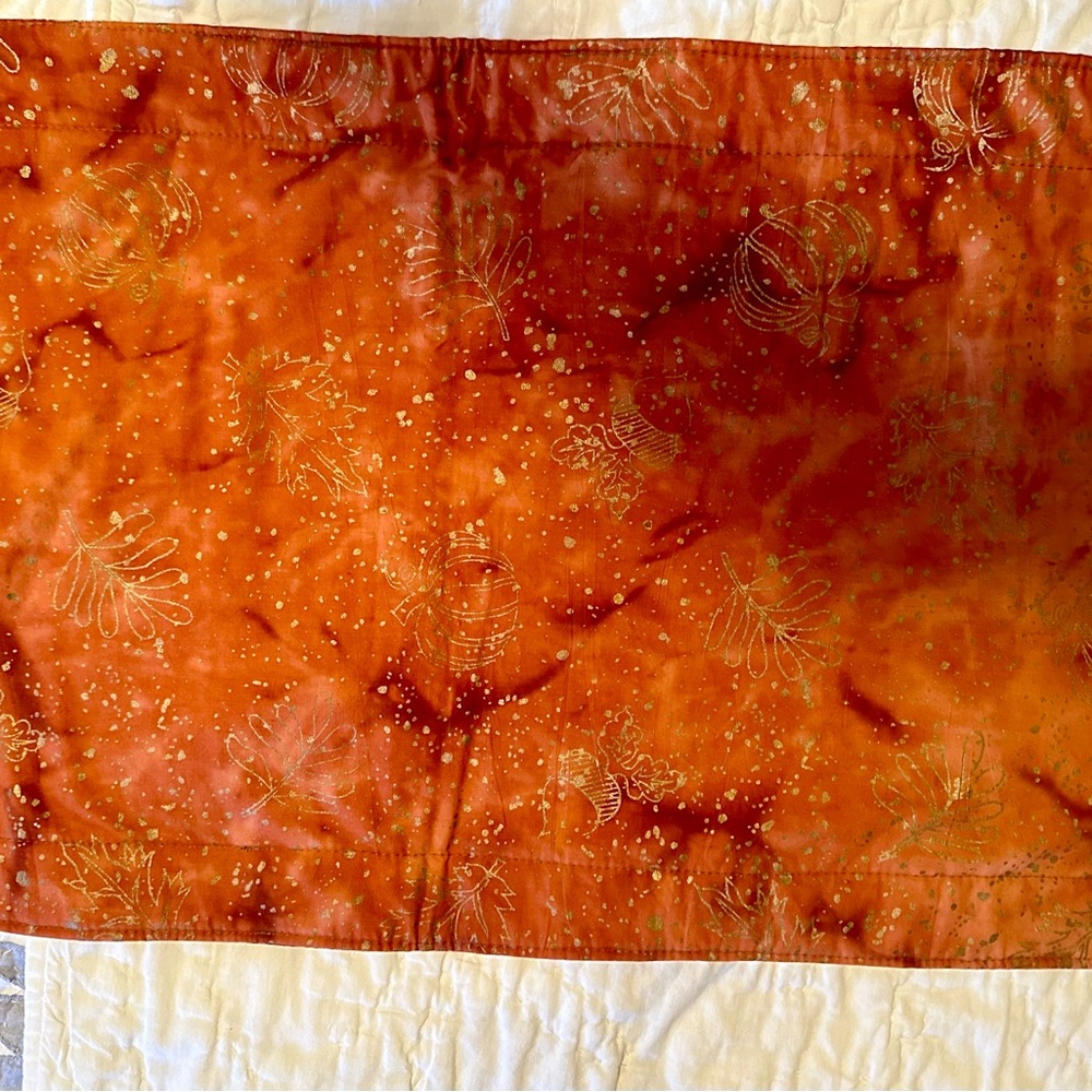 Fall Table Runner with Center Mat - Picture 4 of 9